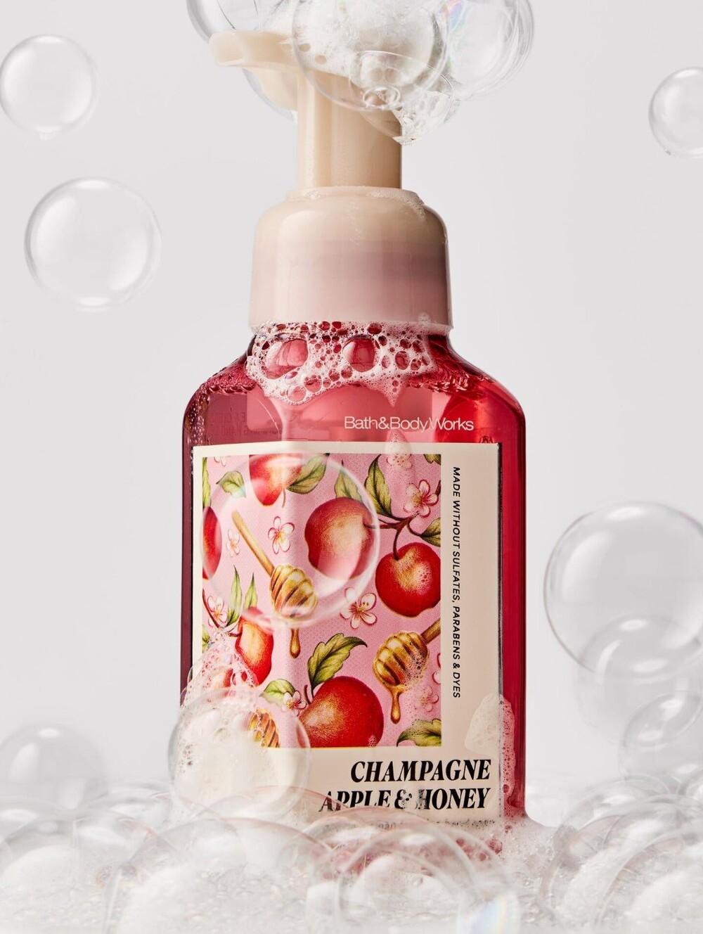 Bath & Body Works Champagne Apple & Honey Foaming Hand Soap 8oz NEW RARE